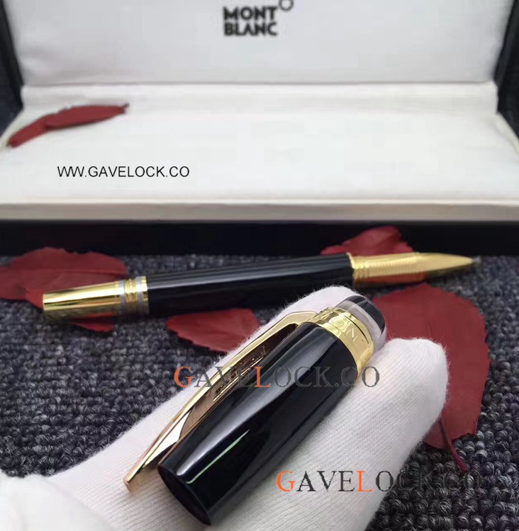 Starwalker Black&Gold Rollerball Pen - Replica Pens Starwalker Black&Gold Rollerball Pen - Replica Pens